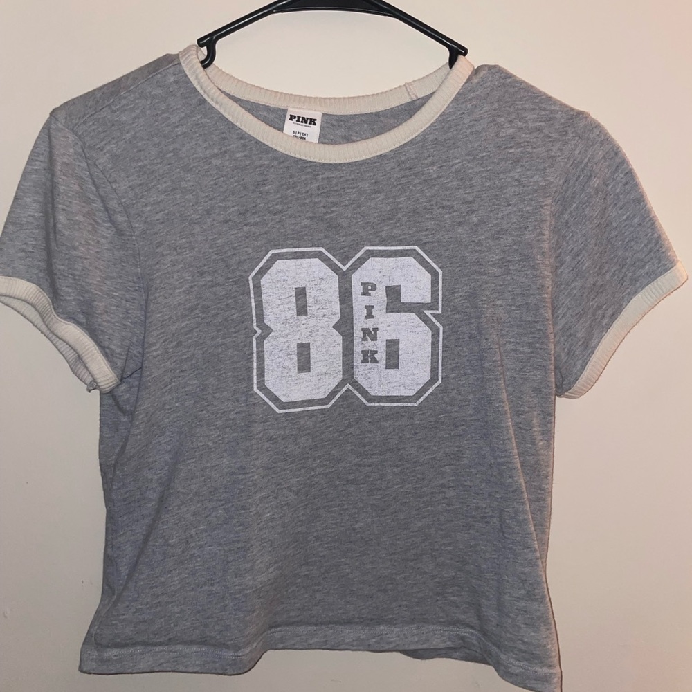 PINK Victoria's Secret Heather Gray Tee